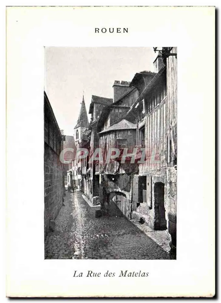 Rue des Matelas — Rouen — editor não identificado - Frente