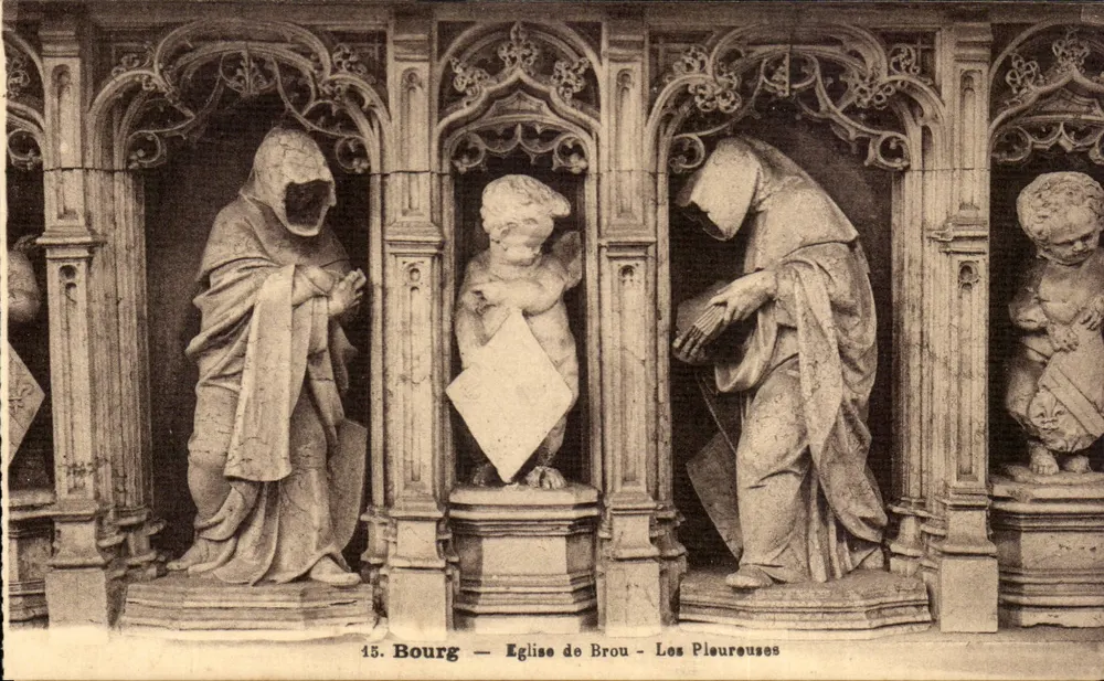 Bourg — Kerk van Brou — De Huilende - Voorkant