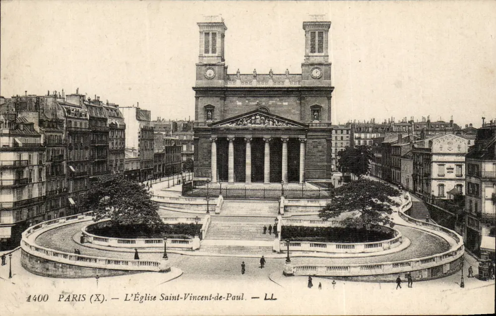 Parigi (X) — La Chiesa di San Vincenzo de Paoli — LL - Recto