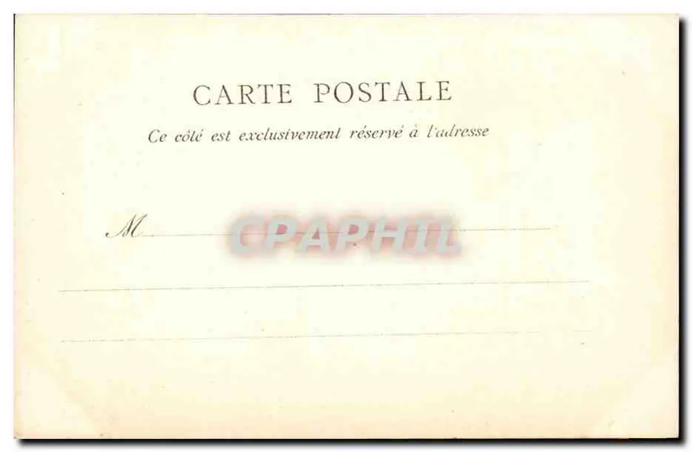 Parijs - Place en Kolom Vendôme — uitgever niet geïdentificeerd, serie-nummer 16 - Achterkant