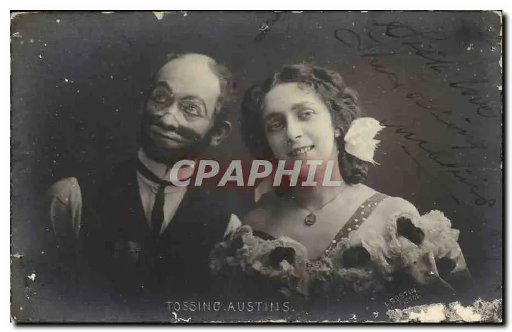 Tossing Austins — Casal em traje de carnaval — Tossing Austins - Frente