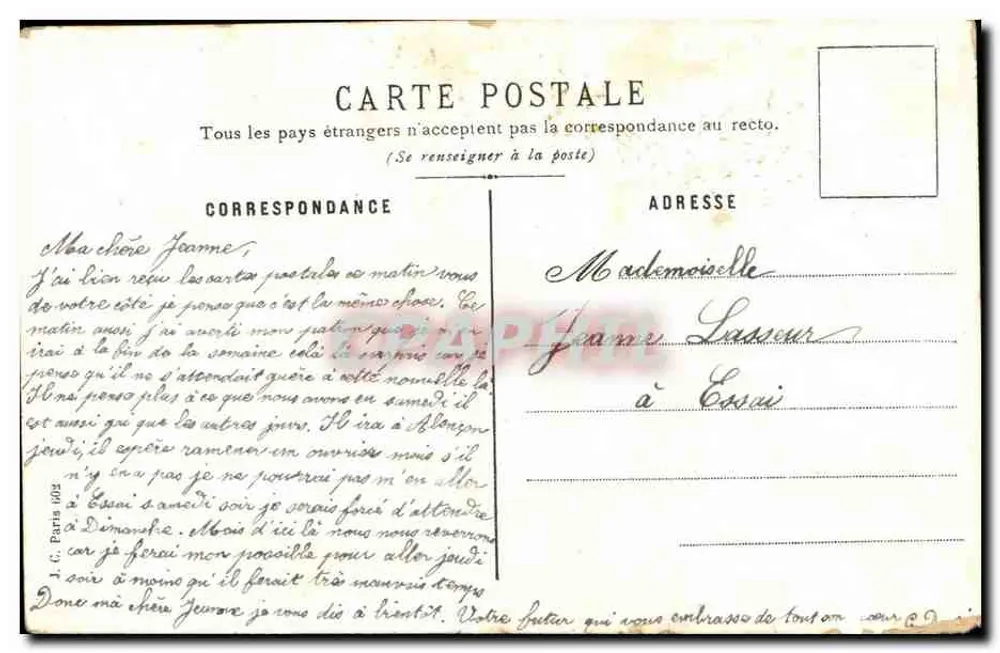 Petites fleurs — Parlez pour moi — Verlag unbekannt, Seriennummer nicht sichtbar - Rückseite