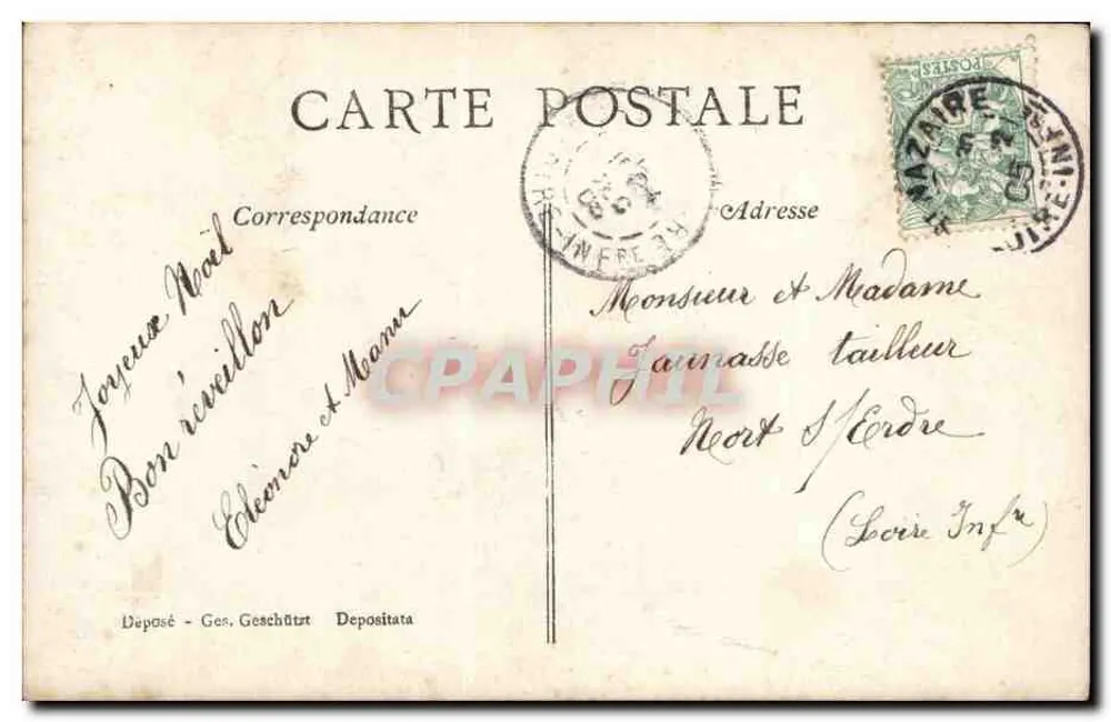 Menina pequena com botas — texto de Natal — editor AMS, n° 314 - Verso