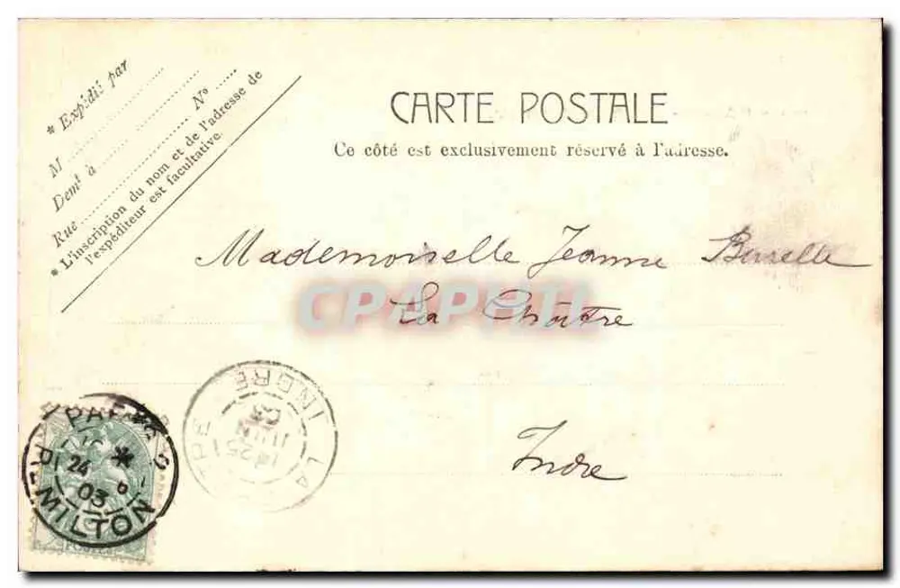 Paris - Estátua de Henrique IV — editor desconhecido, n° 5092 - Verso