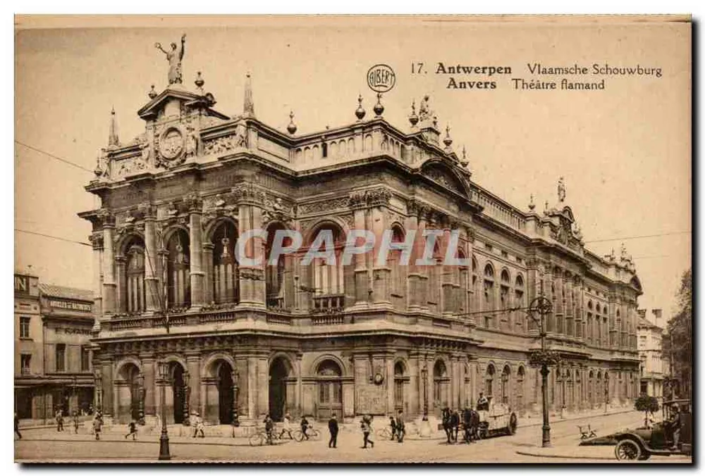 Antwerpen — Flämischer Theater (Vlaamsche Schouwburg) — Gibert, n°17 - Vorderseite
