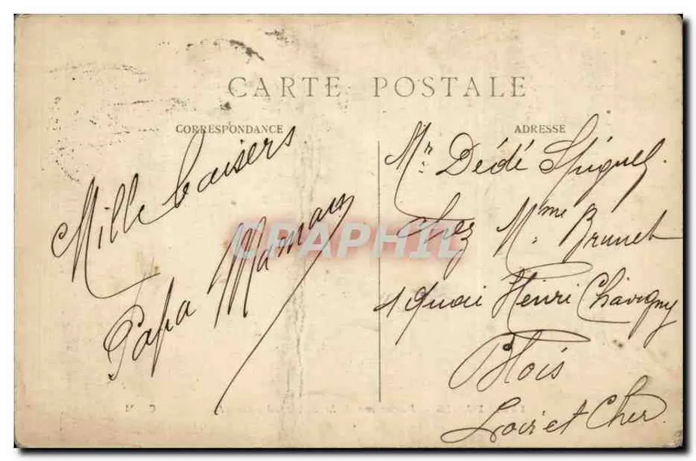 PARIS — Panorama de la Seine (côté Ouest) — C. M. — n° 149 - Rückseite