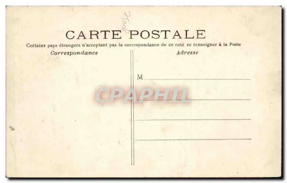 Parijs — Het Parc Monceau — Beeld van Guy de Maupassant — G. M. - Achterkant