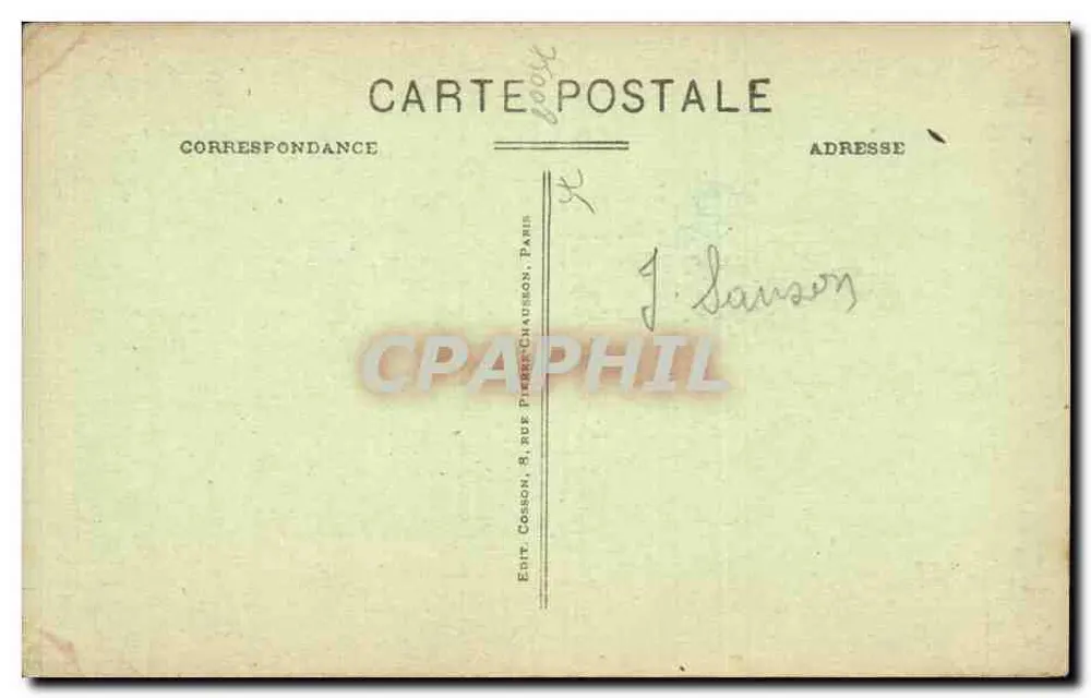 Paris (8º arr.) - Os Cavaleiros de Marly - C. M. - Verso