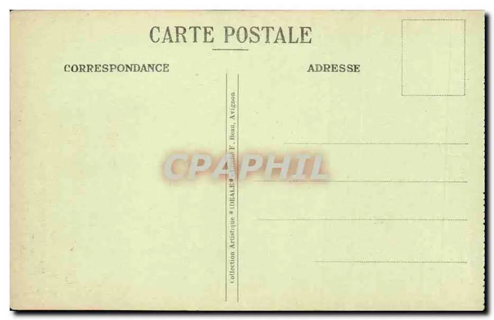 Avignon — Vista geral — IDEALE M. F. B. - Verso