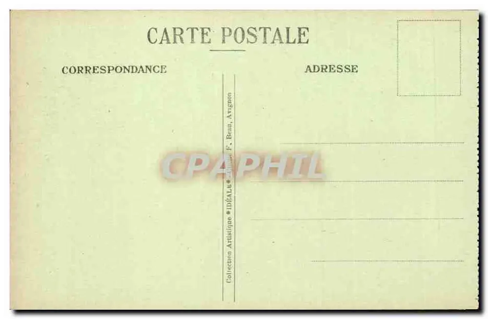 Avignon — Igreja de São Agricóla — Editor Ideal M.P.B. - Verso
