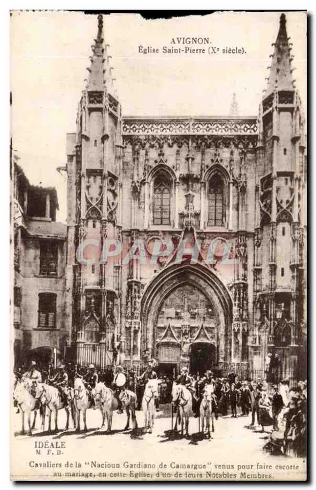 Avignon — Kirche Saint-Pierre (10. Jahrhundert) — Idéale M.F.B. - Vorderseite