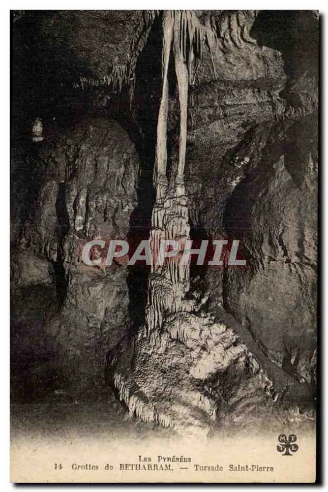Grotte di BETHARRAM — Torsade Saint-Pierre — I Pirenei - Recto