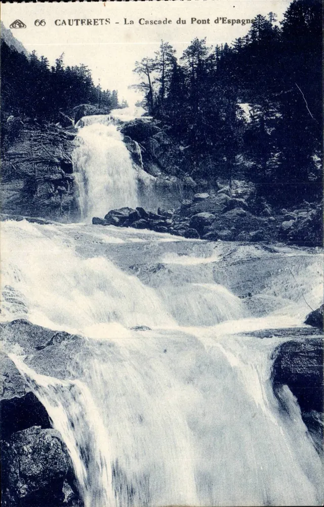 Cautrefets - A Cachoeira do Pont d'Espagne — n° 66 - Frente