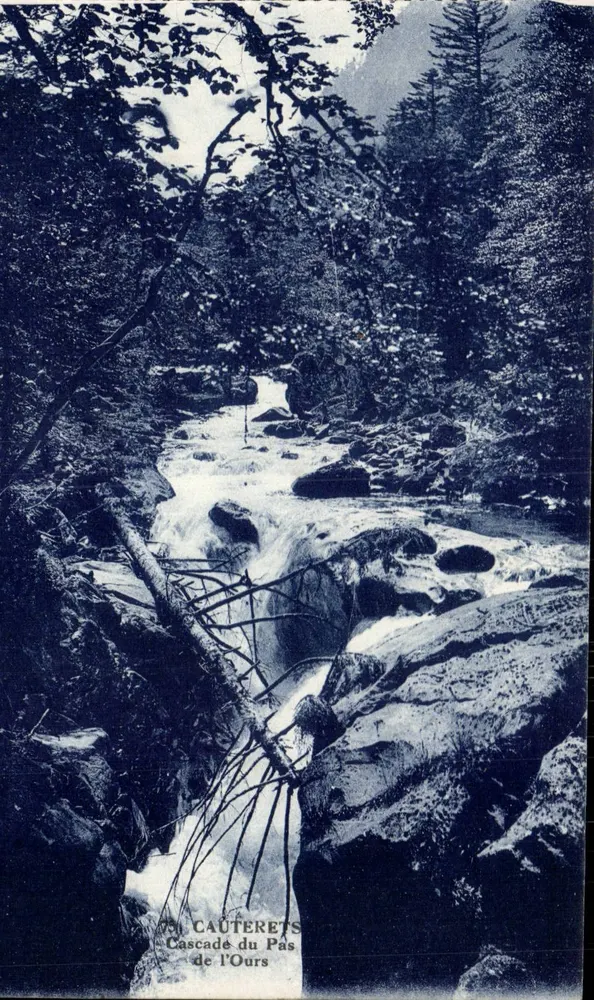 Cachoeira do Urso — Cauterets — editor não identificado, número de série 75 - Frente