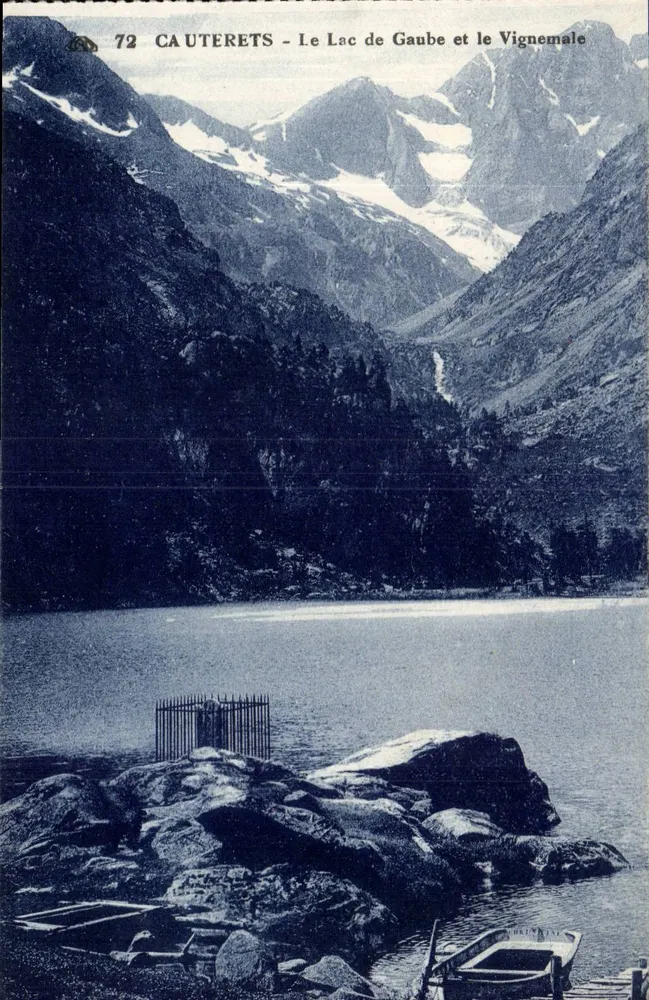 Cauterets - See Gaube und der Vignemale - Vorderseite