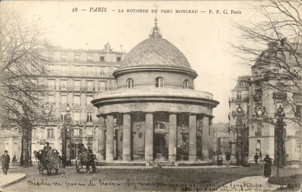Parijs — De Rotonde van het Parc Monceau — P. P. C. Parijs - Voorkant