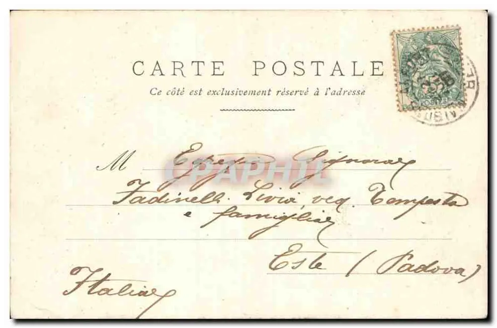 Pavillon de Flore (Les Tuileries) — Paris — editor desconhecido, n° 139 - Verso