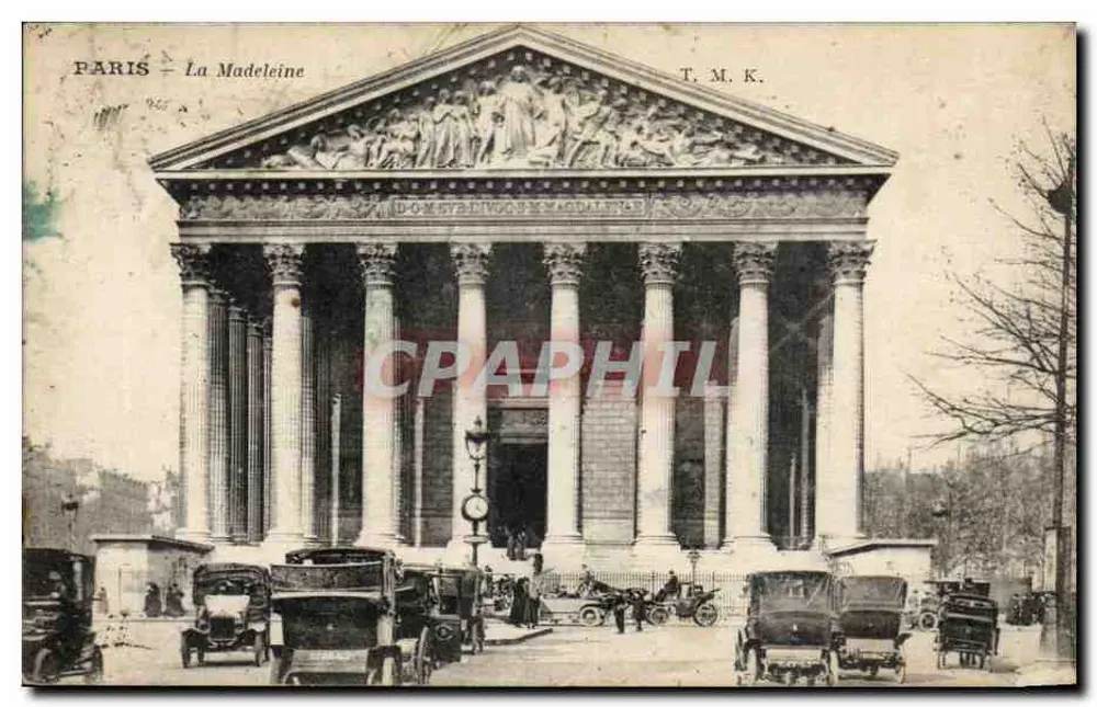 Paris — La Madeleine — éditeur T.M.K. n° 465 - Frente