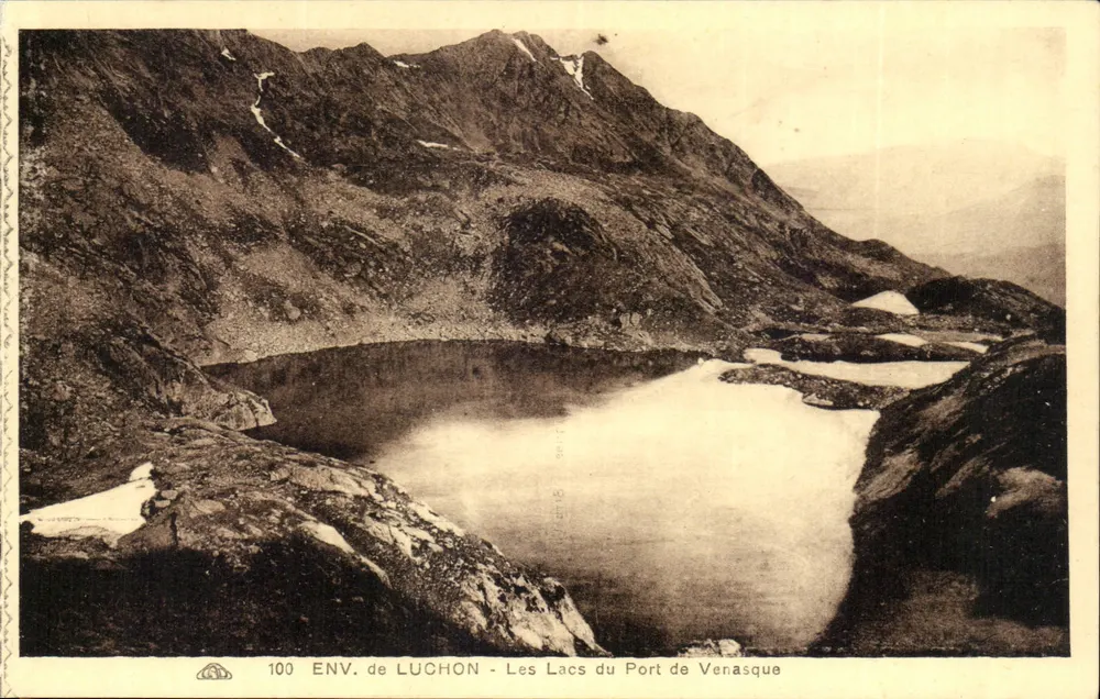 Die Seen von Port de Venasque — ENV. de LUCHON — n° 100 - Vorderseite
