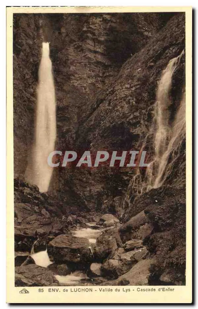 Cachoeira do Inferno — Vale do Lys — Env. de Luchon — n°85 - Frente