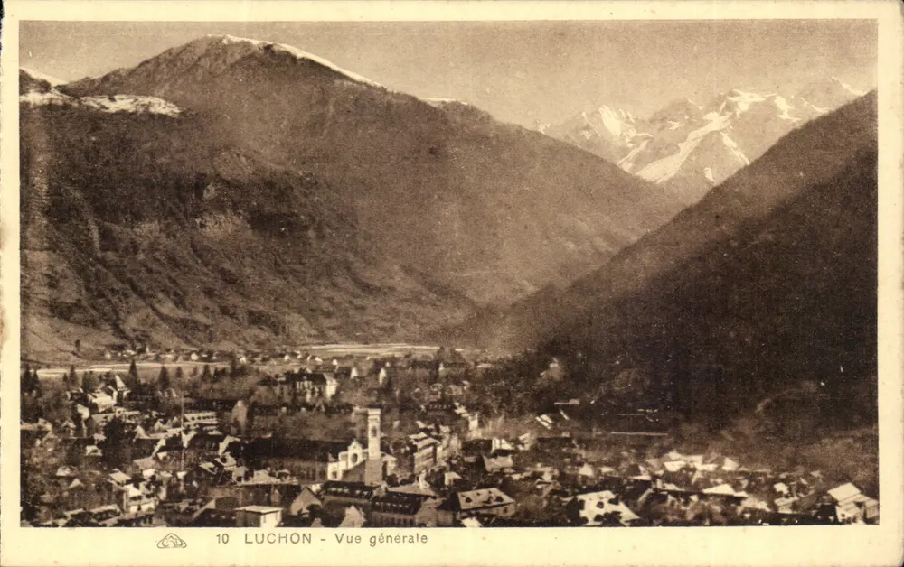 Luchon - Vista geral — série 10 — editor Cm Alimentaire des Arts Graphiques, Strasbourg - Frente