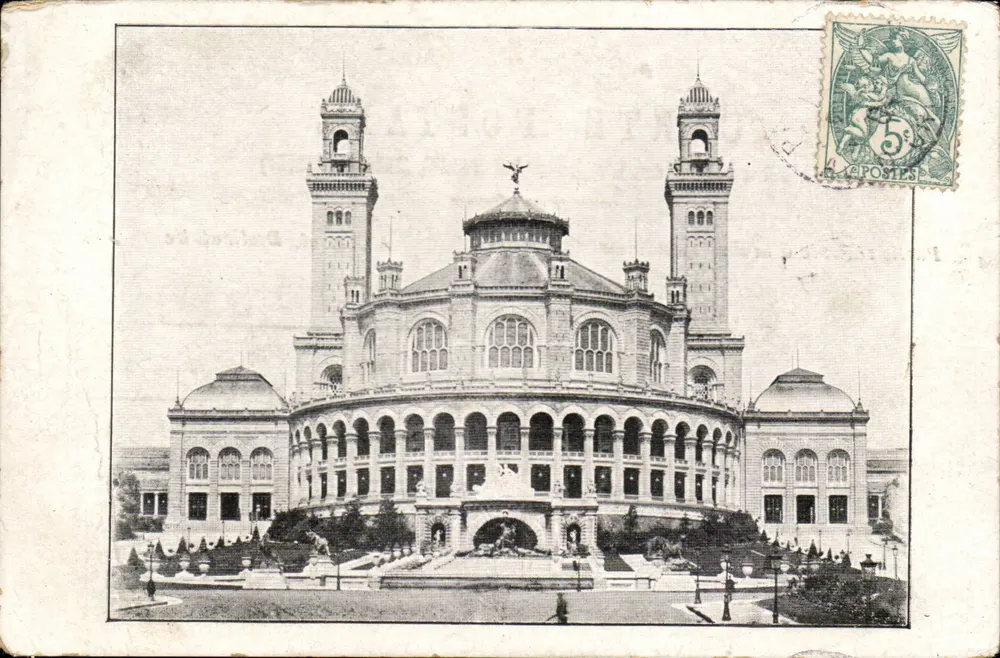 प्रदर्शनी के भवन - पेरिस - संपादक S. B. H. & Cie, संख्या 104 - आगे