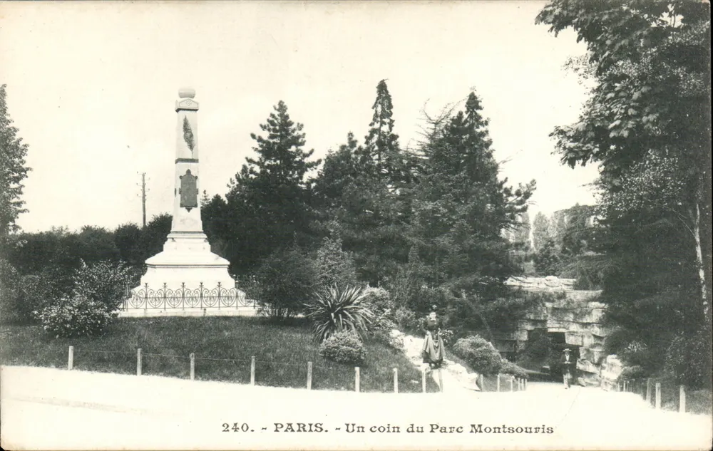 Ein Eckbereich des Parc Montsouris — Paris — Nr. 240 - Vorderseite