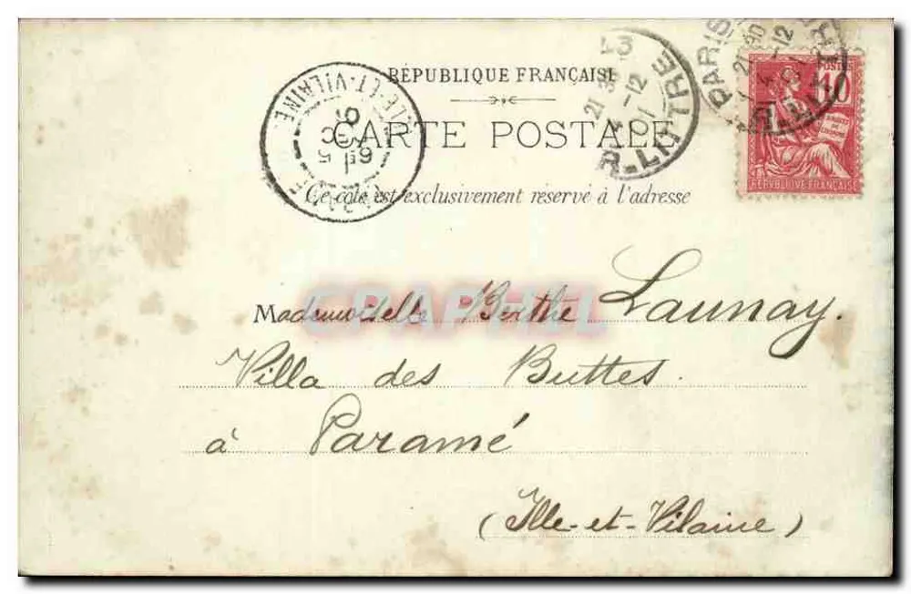 Paris — A Porta Saint-Denis — Paris, 74. A Porta Saint-Denis. - Verso
