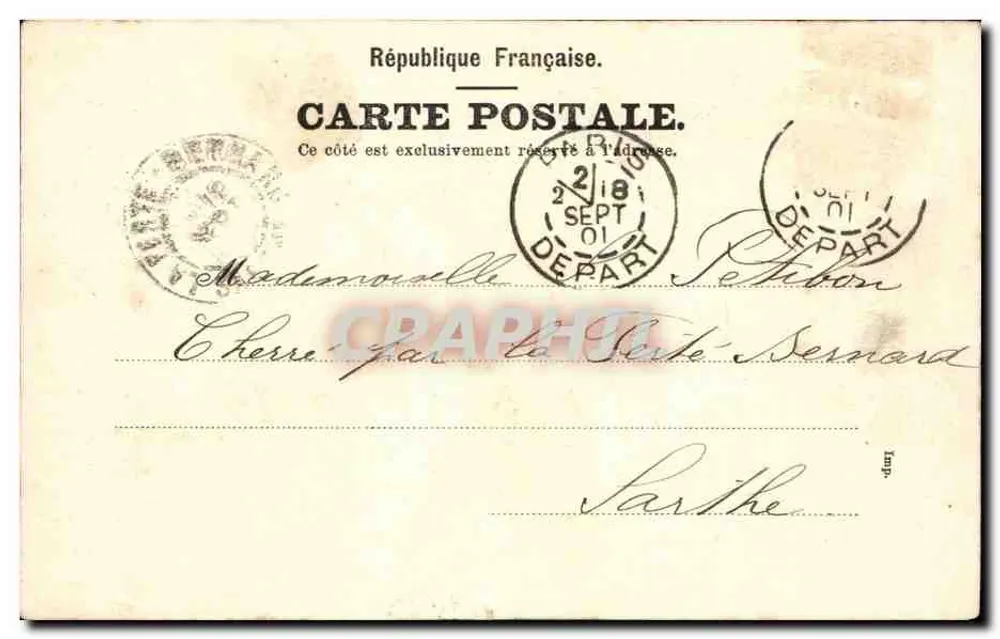 Paris — Notre-Dame de Paris — Bonmar et Dathe à Trévès, n° 190352 - Verso