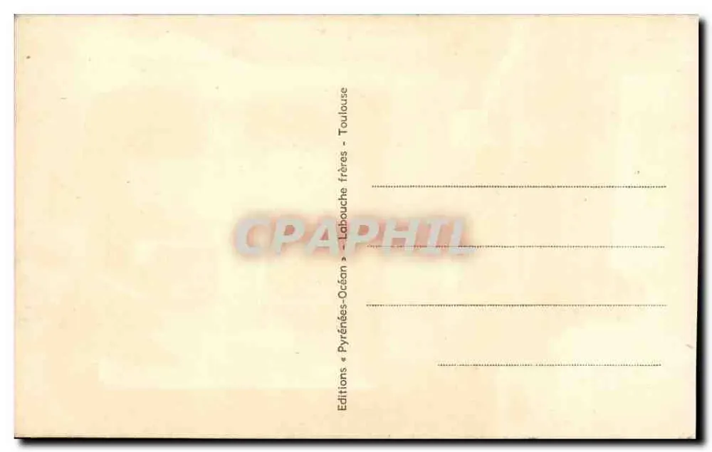 Lourdes — Luftbild der Esplanade und der Basilika — Editionen « Pyrénées-Océan » - Rückseite