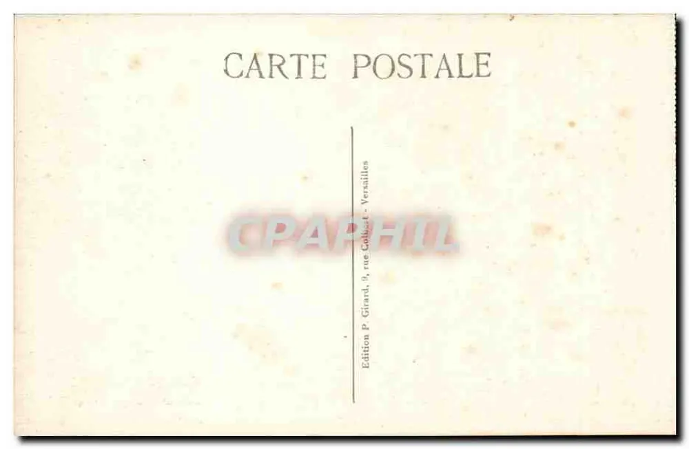 Versailles — Der Park - Die Säulenreihe — Die Entführung der Proserpine durch Pluto - Rückseite