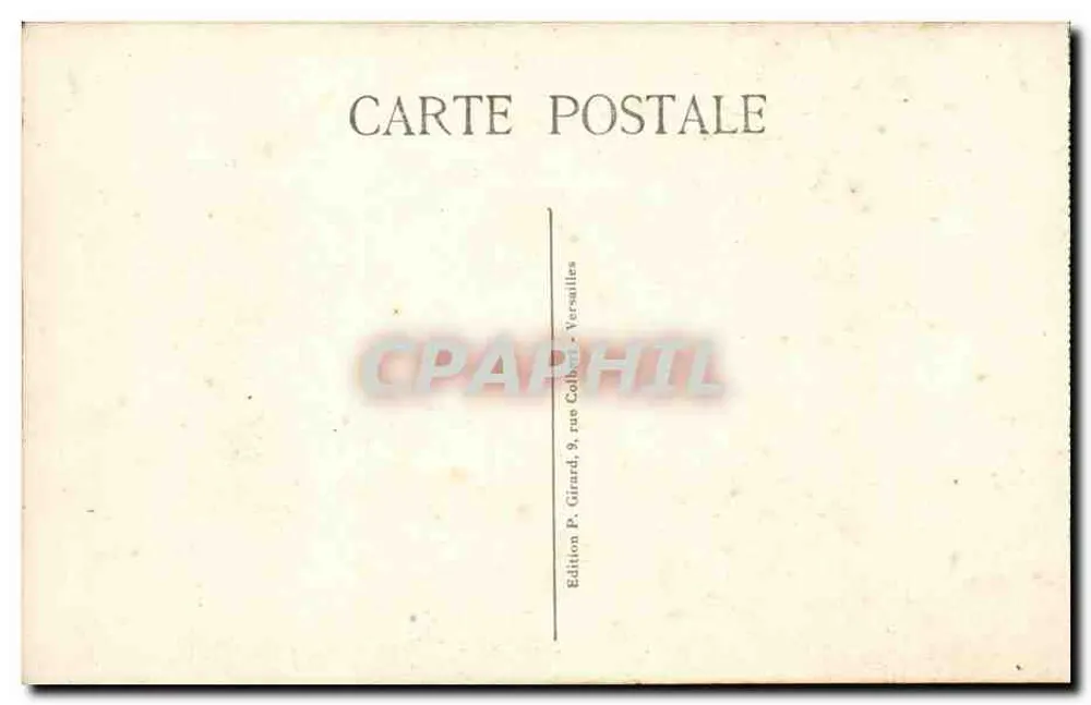 Versailles — Hameau de Marie-Antoinette — Edition P. Girard - Rückseite