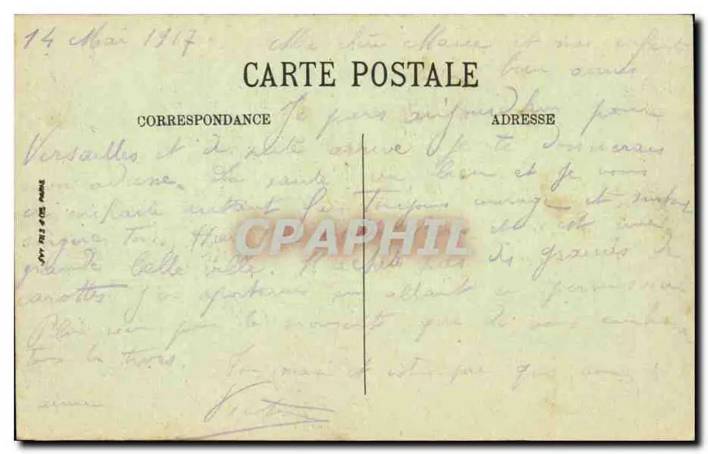 Paris — A Conciergerie — LL, n° 571 - Verso