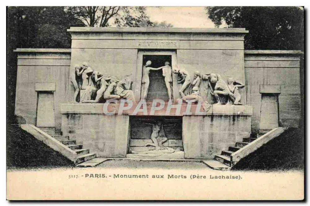 Monument aux Morts (Père Lachaise) — Paris — n° 5117 - Vorderseite