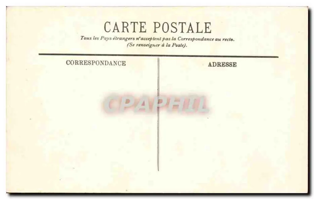 Paris — Die Avenue du Bois de Boulogne — LL - Rückseite