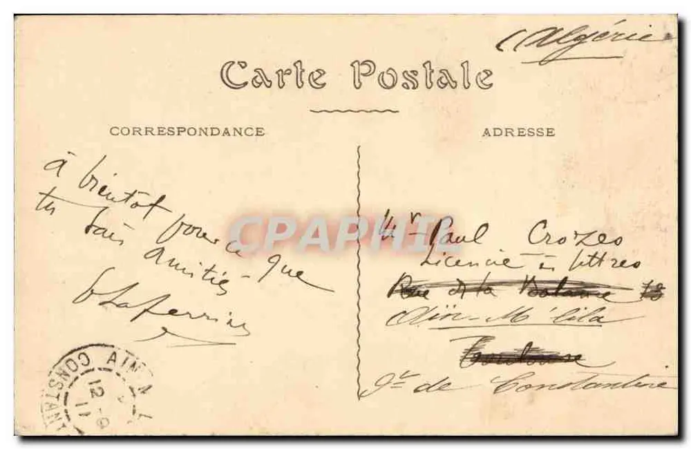 Paris - Praça de Anvers. O Sagrado Coração. - Verso