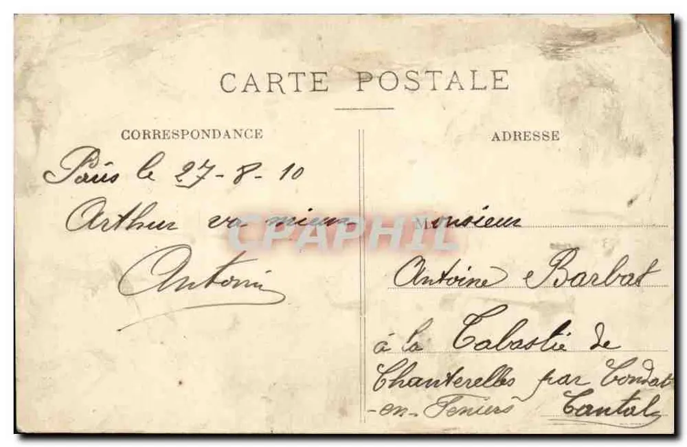 L'Opéra — façade principale — P. Marmuse, Paris - Verso