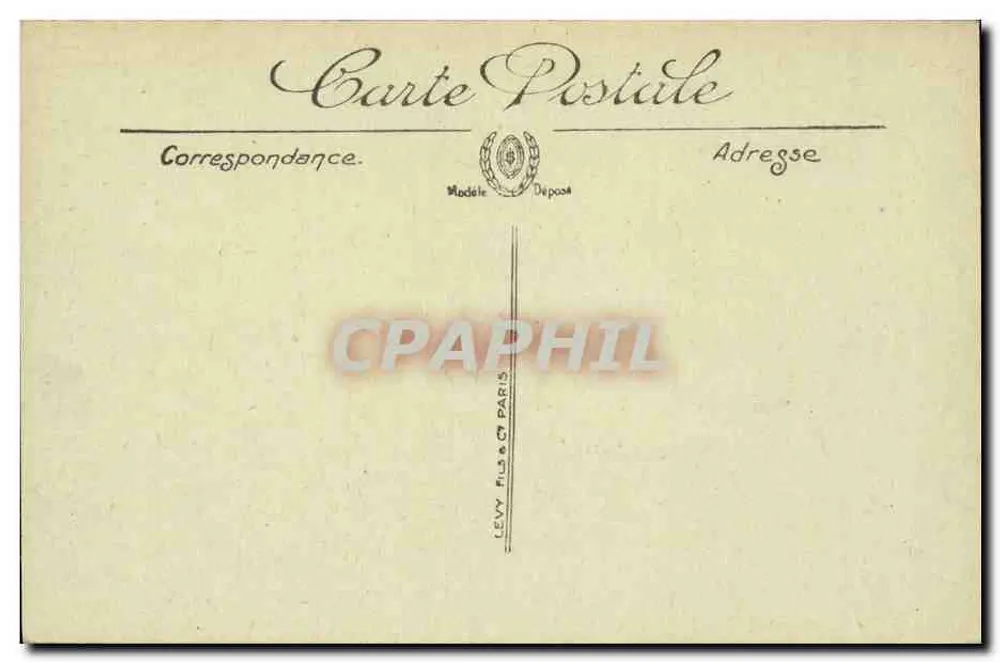 Paris — Die Tuilerien-Gärten und das Pavillon de Rohan — LL. n°271 - Rückseite