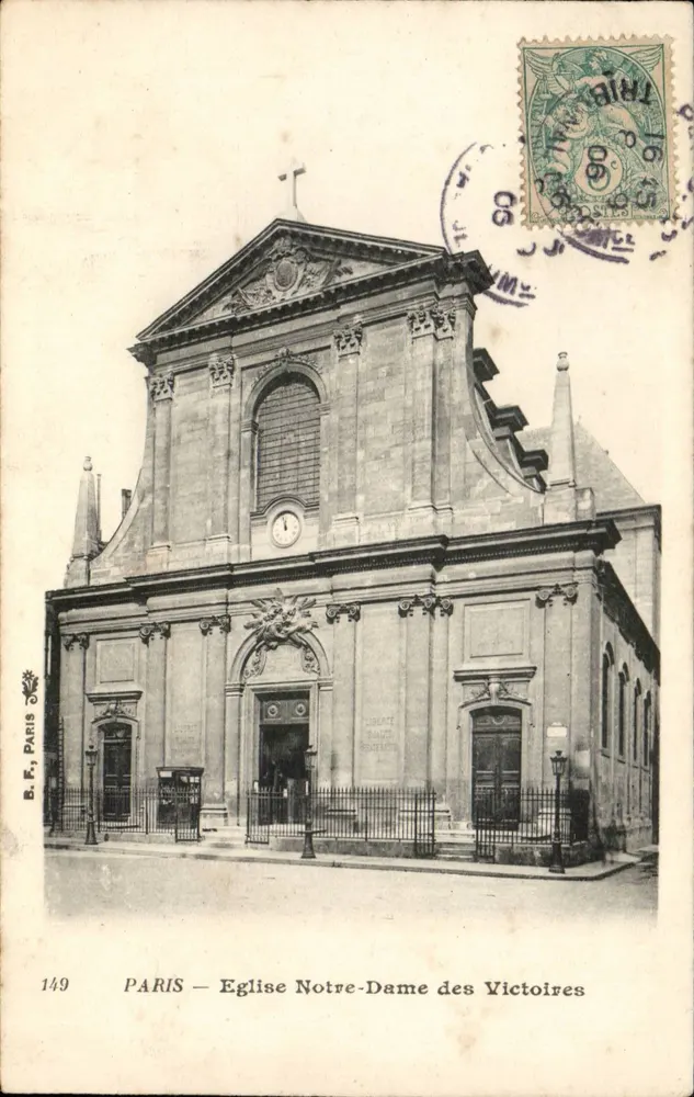 PARIS — Kirche Notre-Dame des Victoires — B.F. Paris 149 - Vorderseite