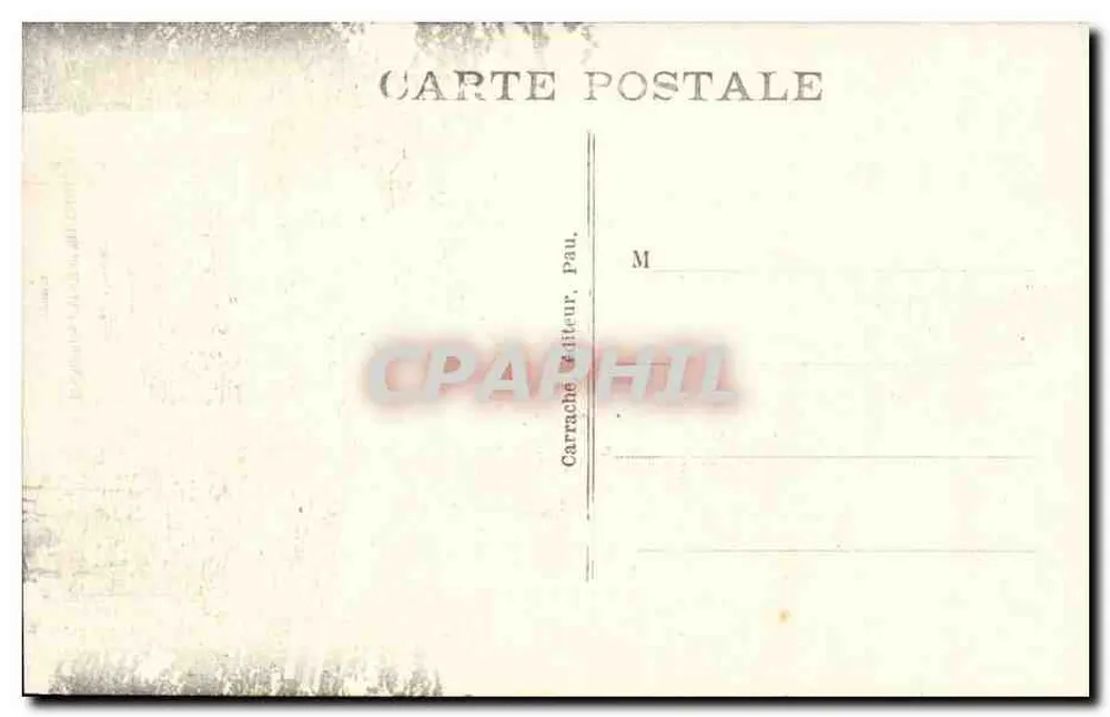 Pau — Schloss Henri IV — Haupteingang — Carrache, Pau, n°23 - Rückseite