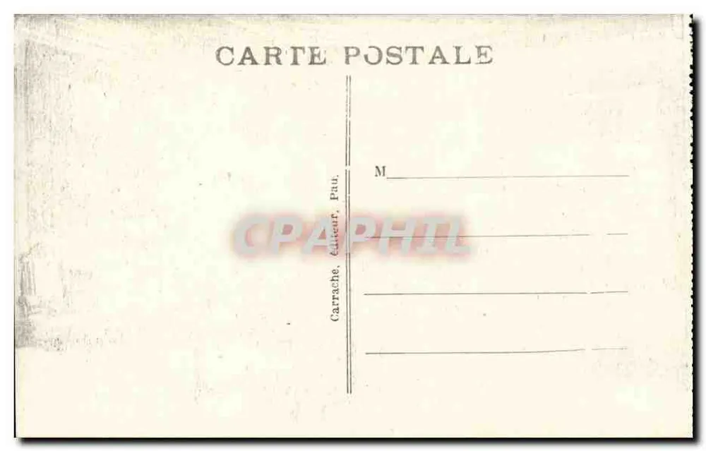 Pau - Schloss Henri IV - Der Große Saal — Carrache, Verlag, Pau, Nr. 12 - Rückseite