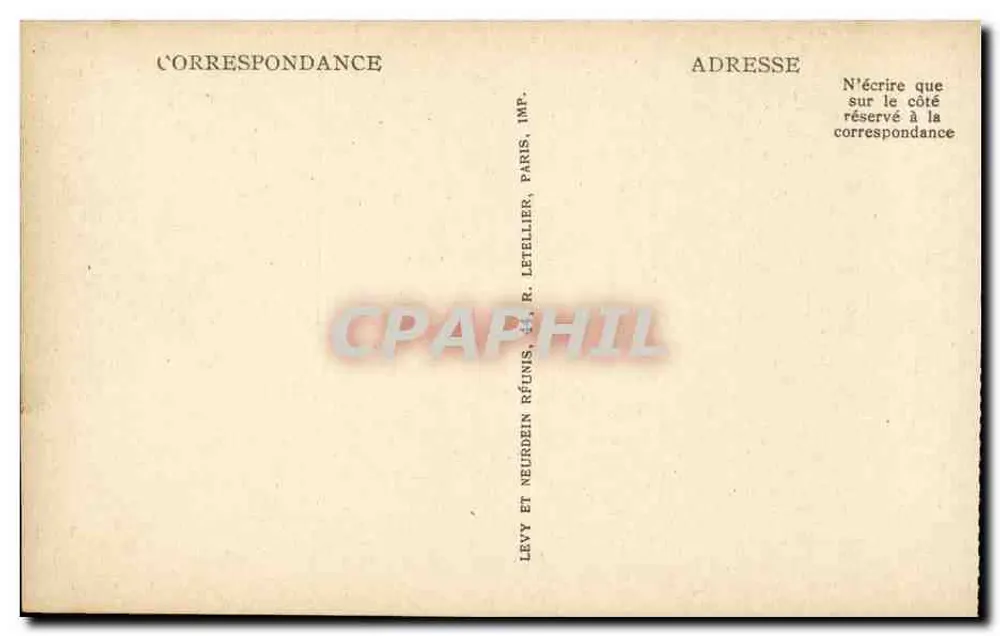 Calais — A Praia — LL — 31 - Verso