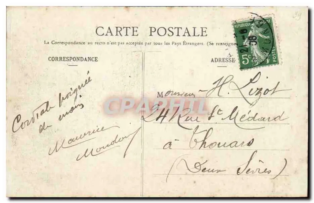 Jardin des Plantes — Die Pelikane — J.H. — n°370 - Rückseite