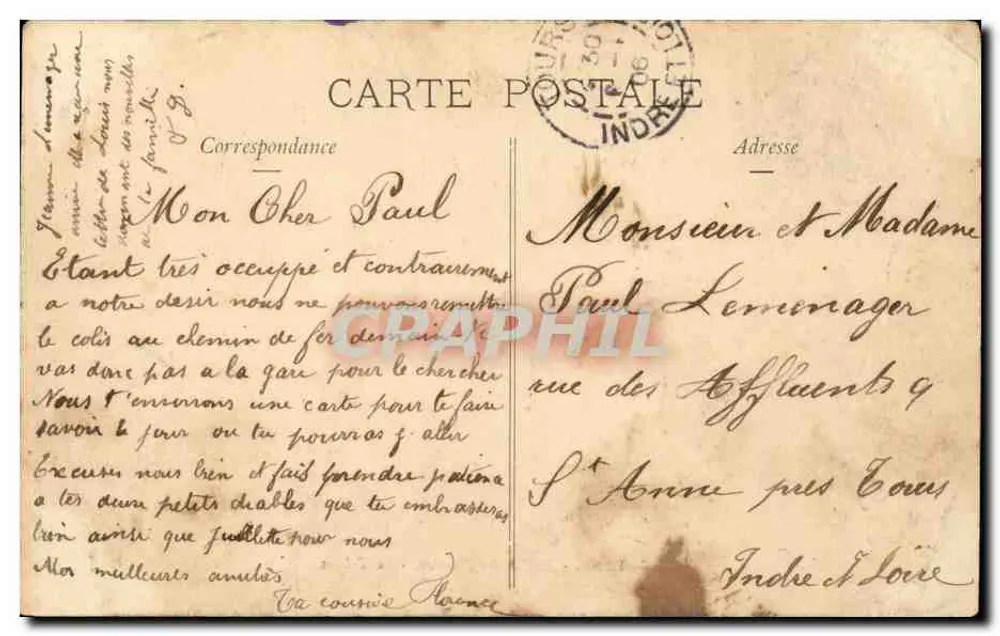 Paris - Jardin des Plantes - Die Zebras — CPH 135 - Rückseite