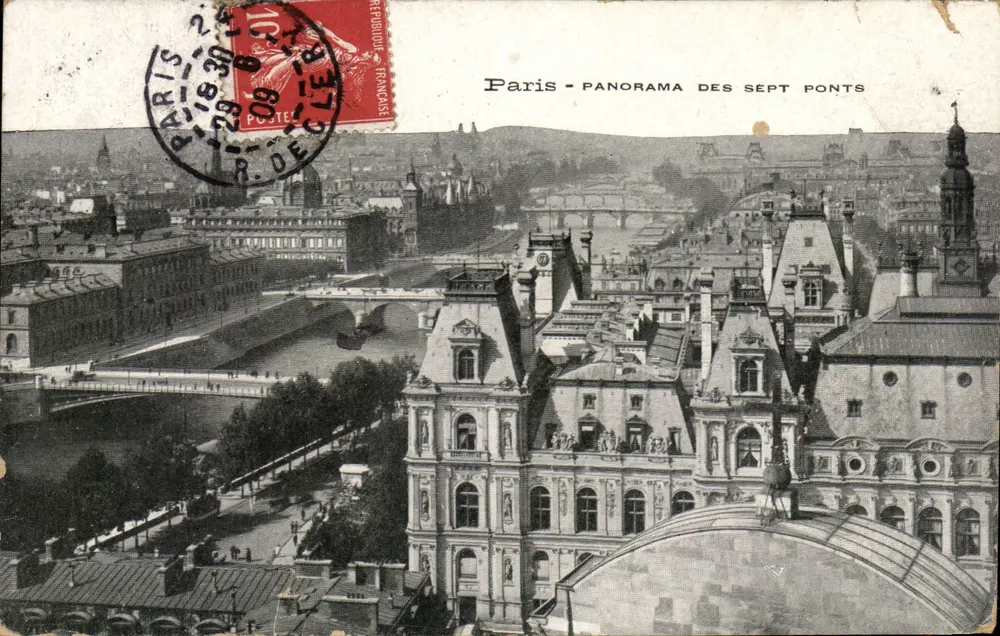 Paris - Panorama dos sete pontes — R. De Clec - Frente