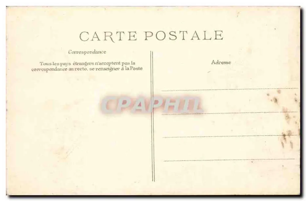 Longchamp-Rennplatz — Präsidenten Tribüne — E.L.D. - Rückseite
