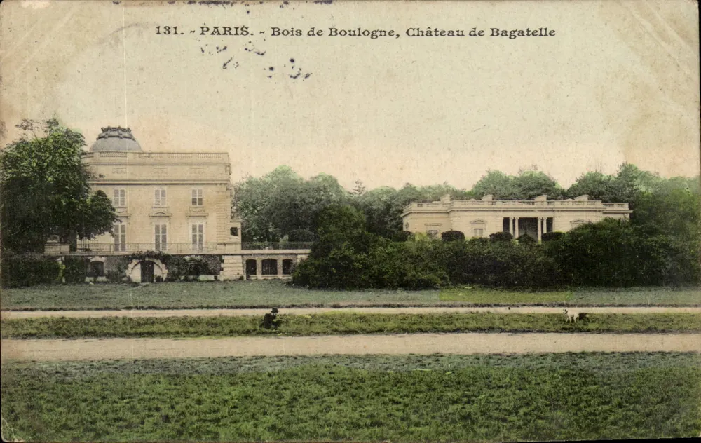 Paris - Bois de Boulogne, Château de Bagatelle — anonymer Verleger, Nr. 131 - Vorderseite