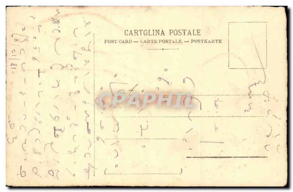 Violette (A. Villa) — photocalabragra Purcetti — Ausgabe 1903 - Rückseite