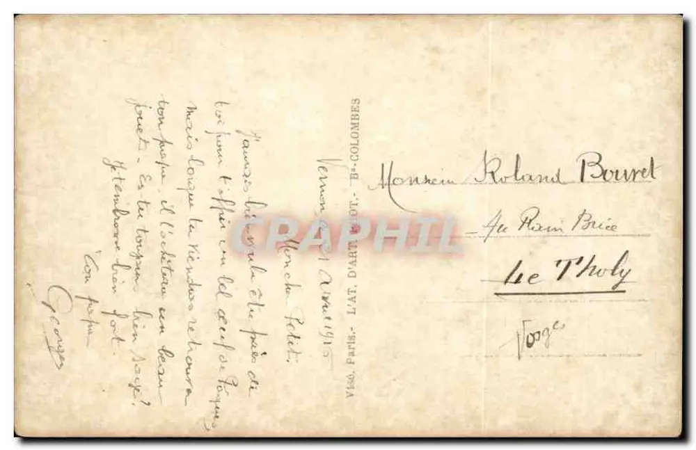 खुश ईस्टर — 1915 — फुरिया 552 - पीछे