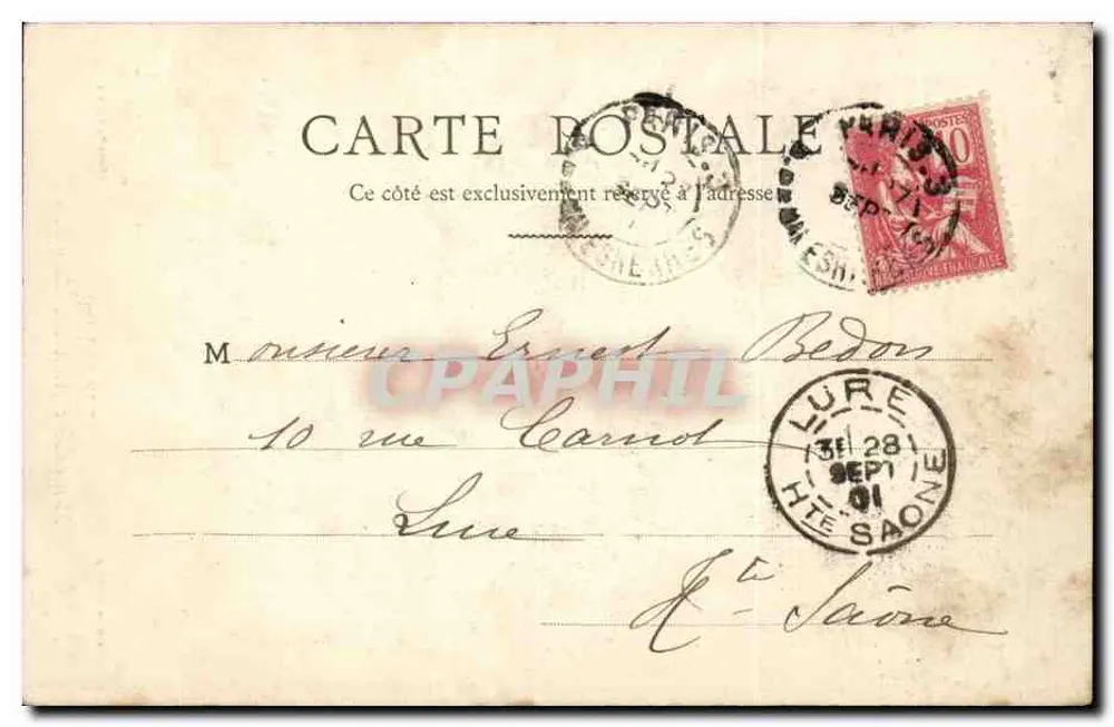 Der Egel — M. André Calmettes — L.H. et C. Paris - Rückseite
